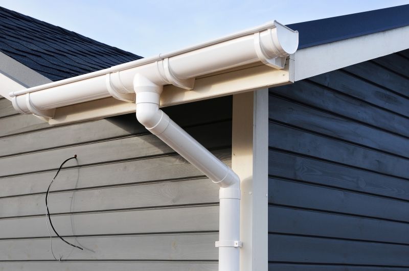 Vinyl Gutters Installation detail