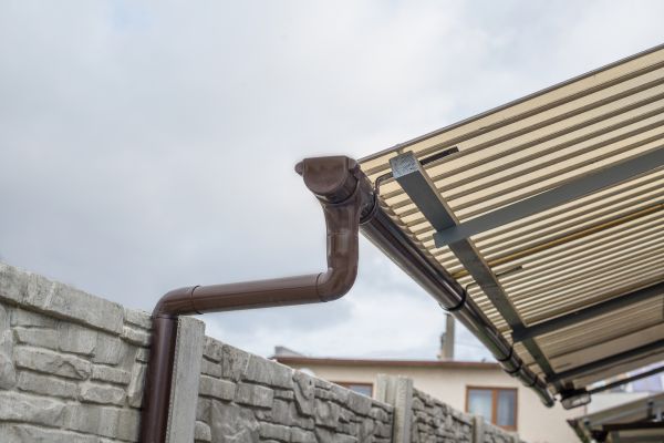 Plastic Downspout Installation in Athens