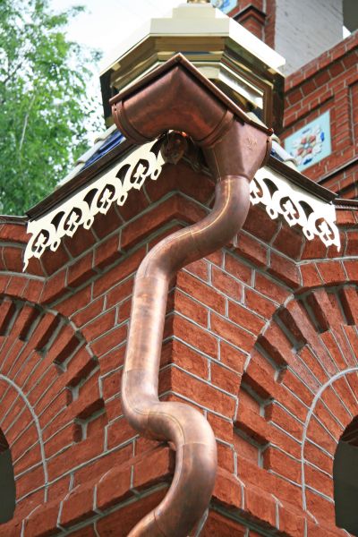 Church Downspout Installation in Athens
